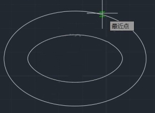 如何標注兩個橢圓或同心圓之間的距離？